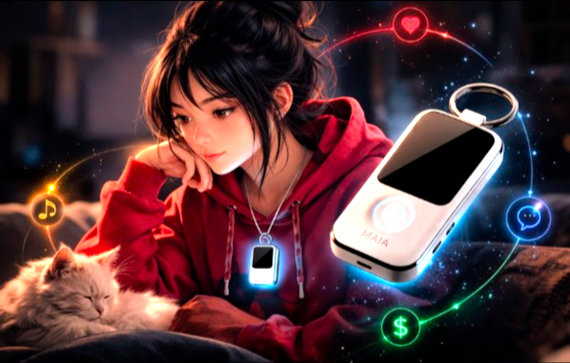 MAIA wearable AI device background