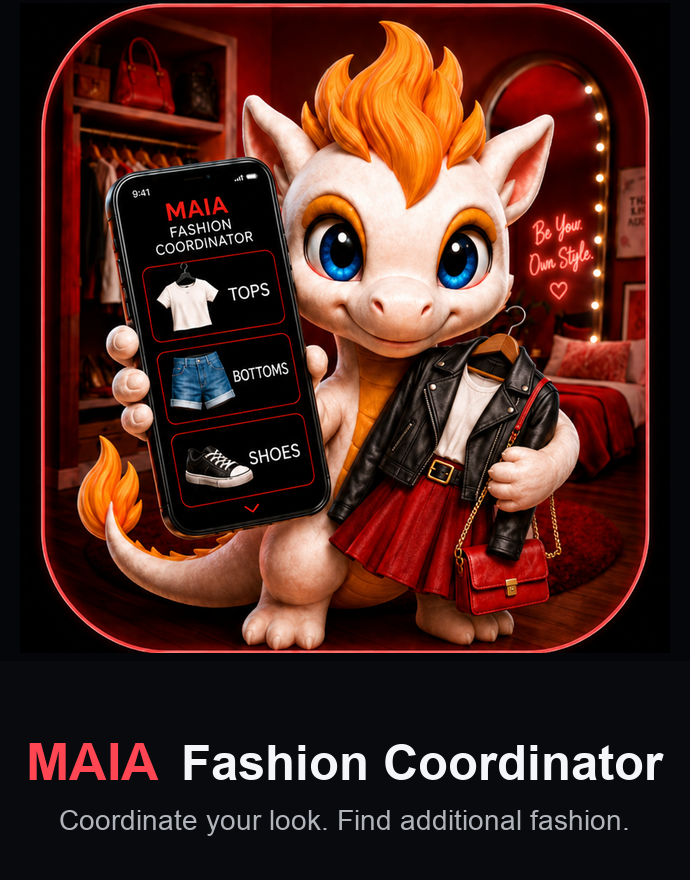 MAIA Fashion Coordinator red app badge
